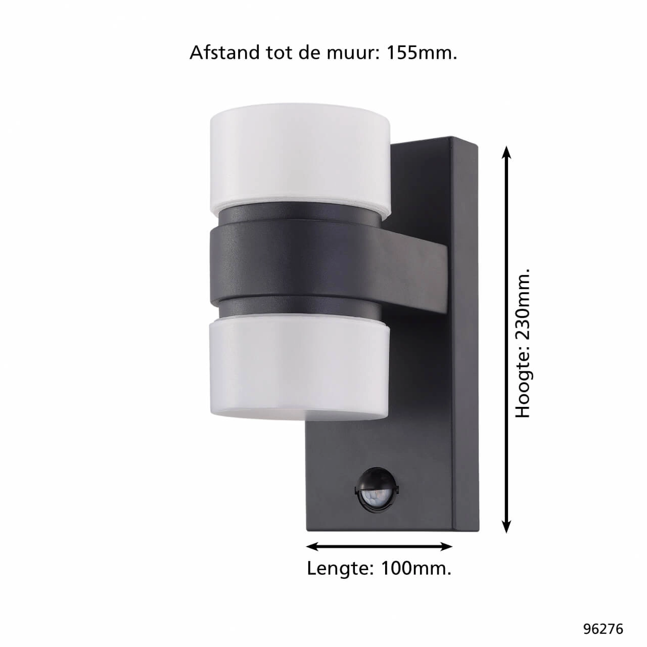 Led schriklamp Atollari met bewegingssensor Eglo 9002759962760