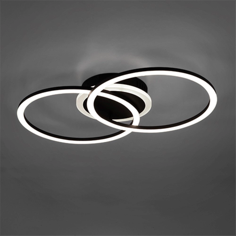 Zwarte plafondlamp Venida Trio 4017807445053