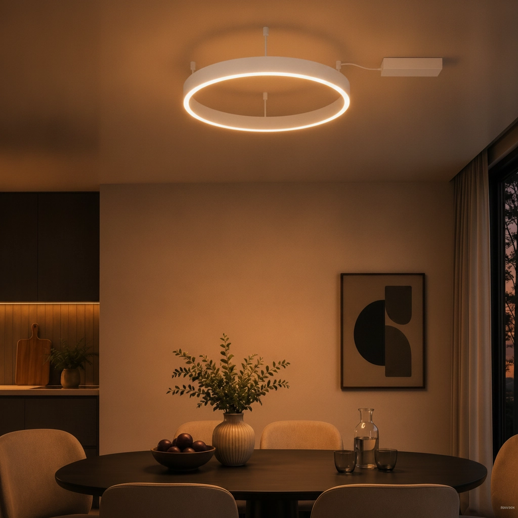 Plafondlamp Motif wit Ø 60cm