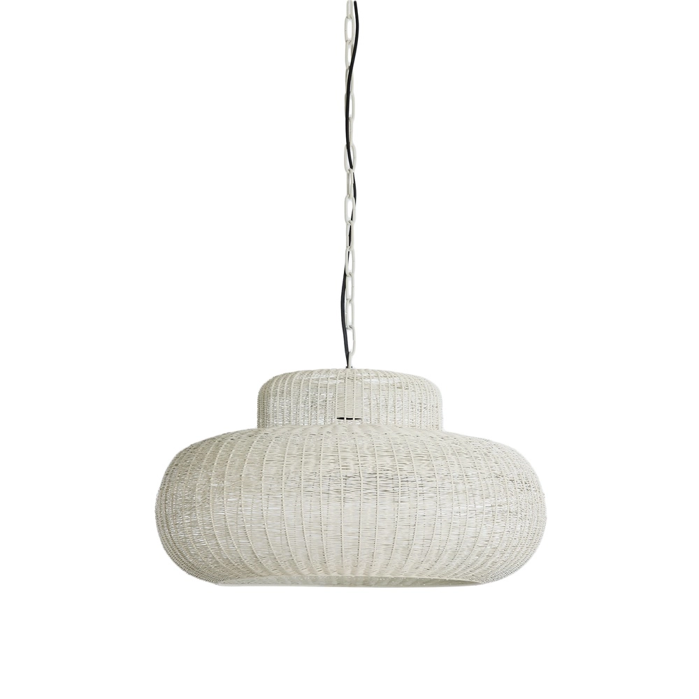 Metalen hanglamp Piedra Ø 59cm - crème