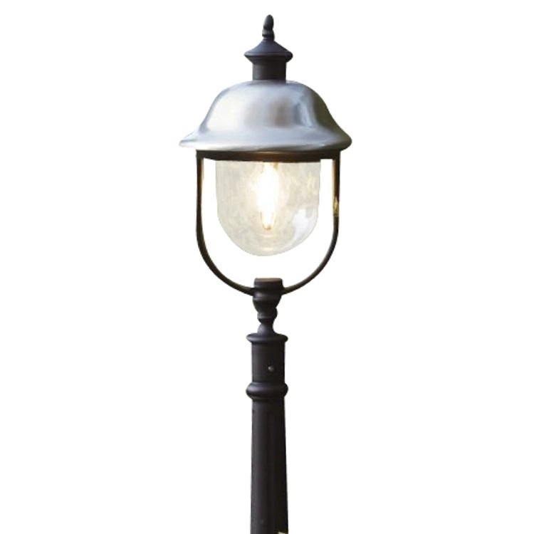 Terraslamp Parma 125cm rvs met zwart