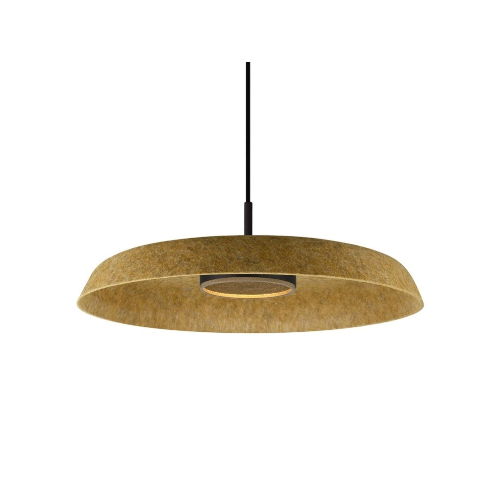 Vilt kap Grip! Flat Ø 50 x 6,2cm okergeel SLV 4024163316194