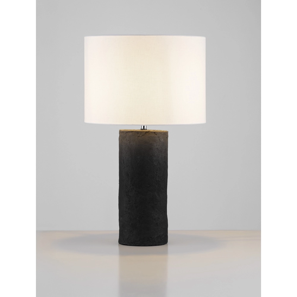 Tafellamp Norr zwart met wit