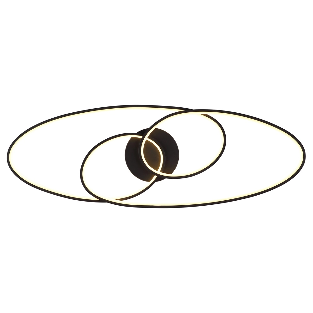 Design plafondlamp Spira zwart Globo 9007371569465