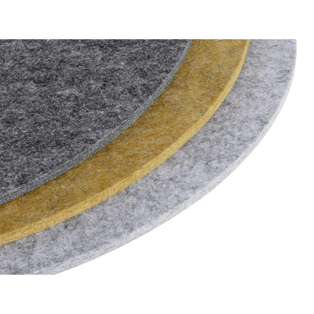 Vilt kap Grip! Flat Ø 50 x 0,6cm grijs SLV 4024163316170