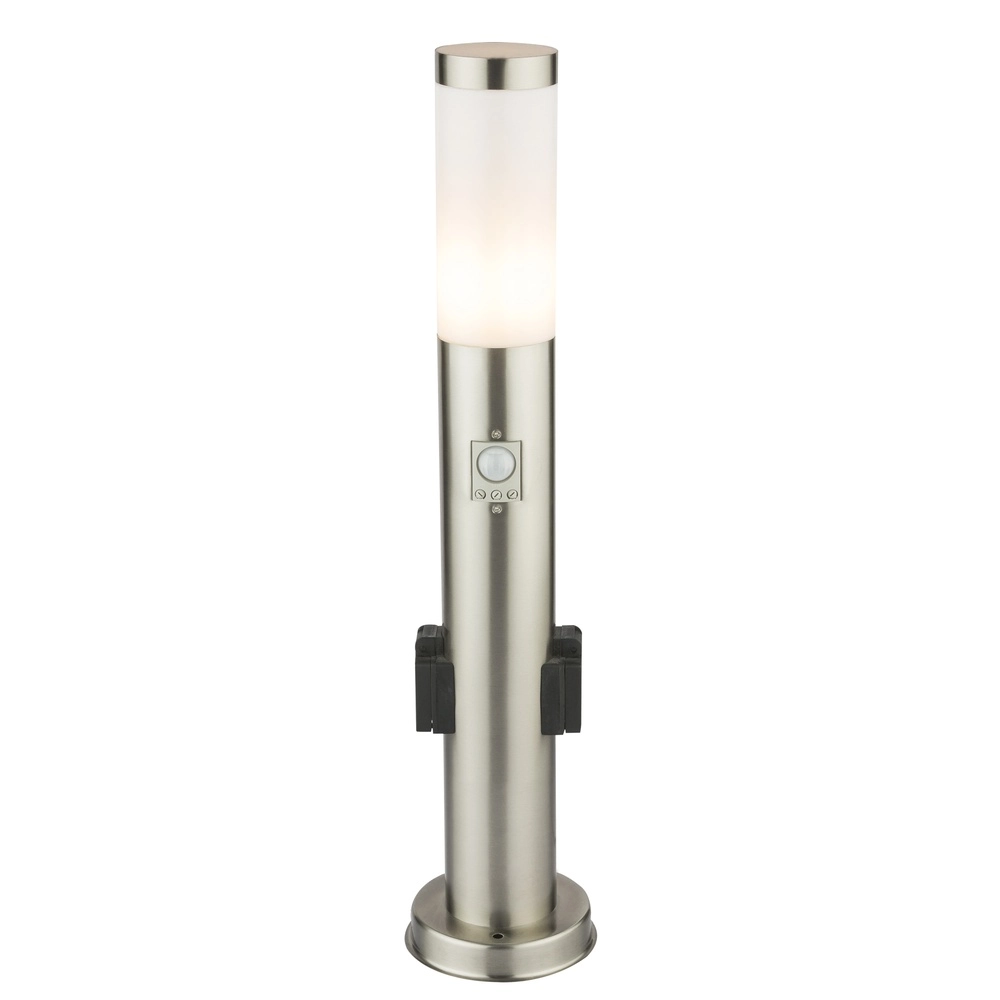 Tuinlamp Boston I RVS met stopcontact