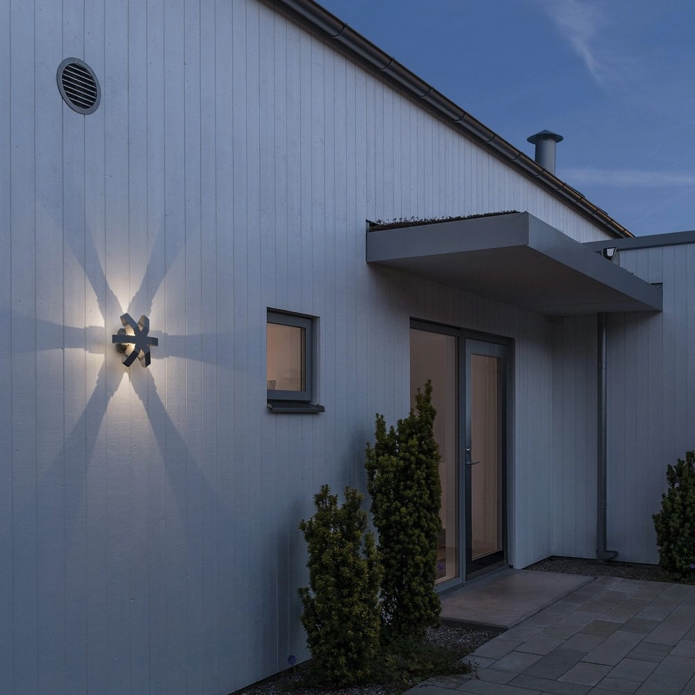 Led buitenlamp Pescara Star 25cm antraciet KonstSmide 7318307977370