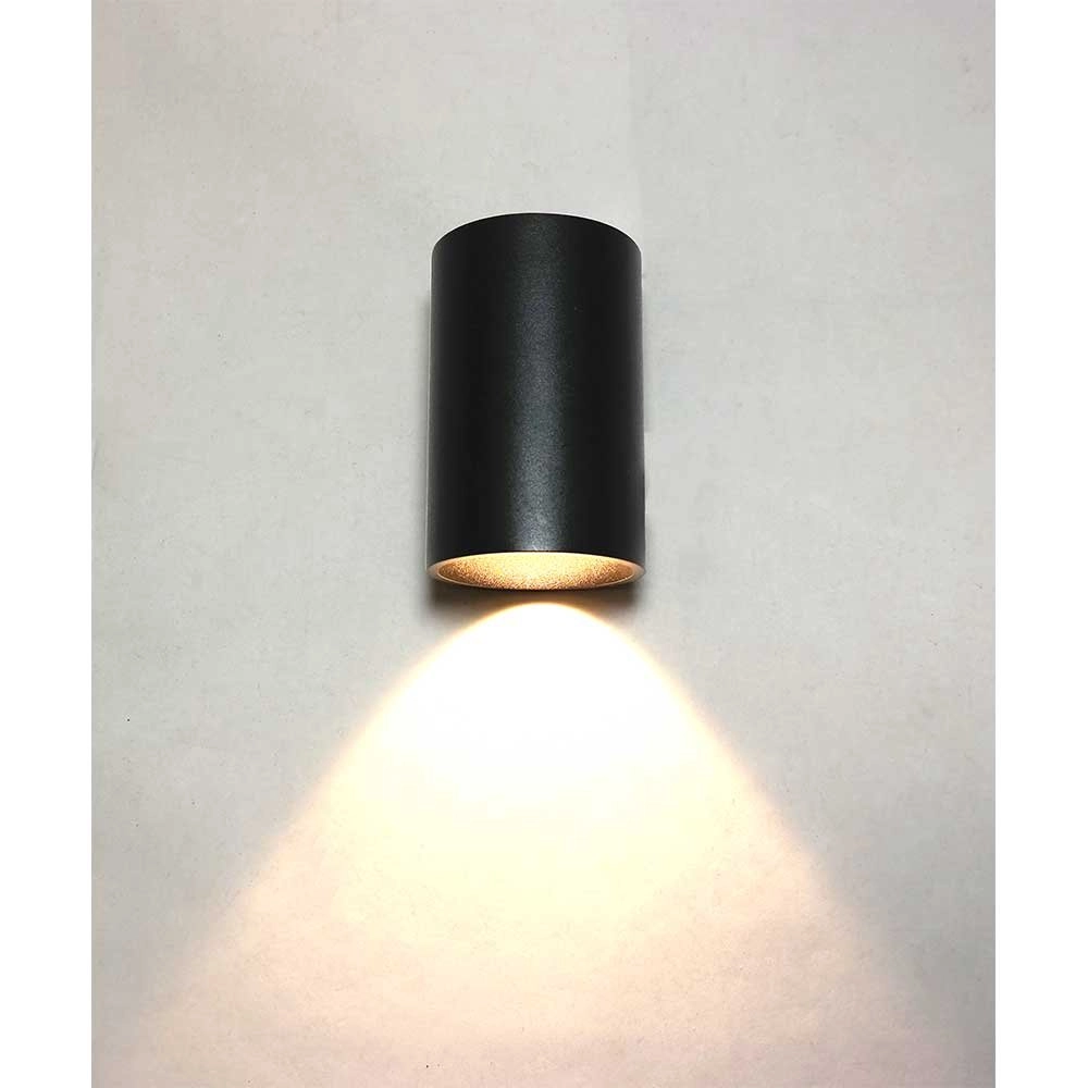 Enkele muurspot Brody 7cm - zwart Artdelight 8719831730131