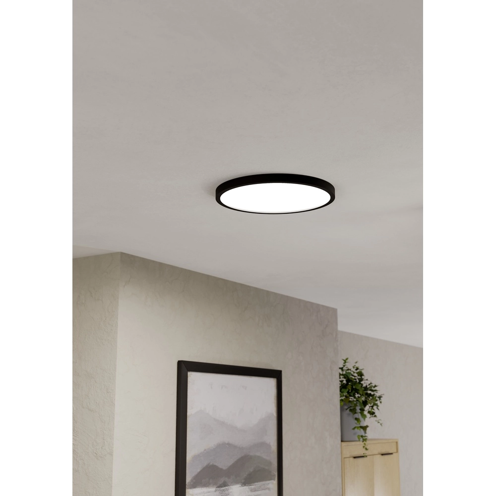 Zigbee plafondlamp Fueva 6-Z rond - zwart - Ø 40cm Eglo 9008606330508
