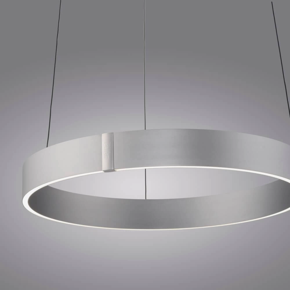Ronde hanglamp Pure E-Clipse aluminium Ø 50cm Paul Neuhaus 4012248372333