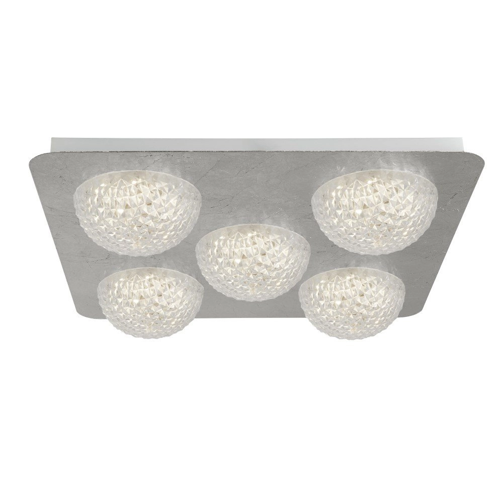 Plafondlamp Celestia 5-lichts grijs