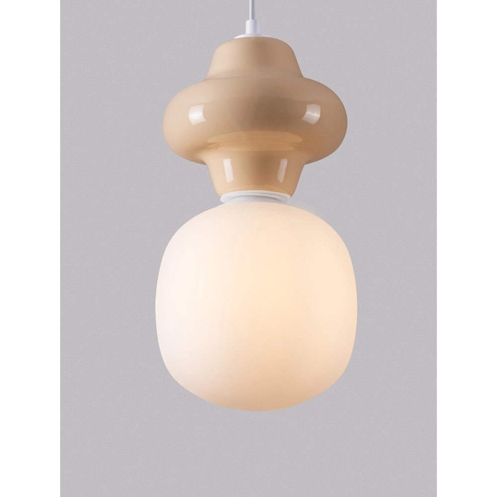 Hanglamp Clio S geel keramiek