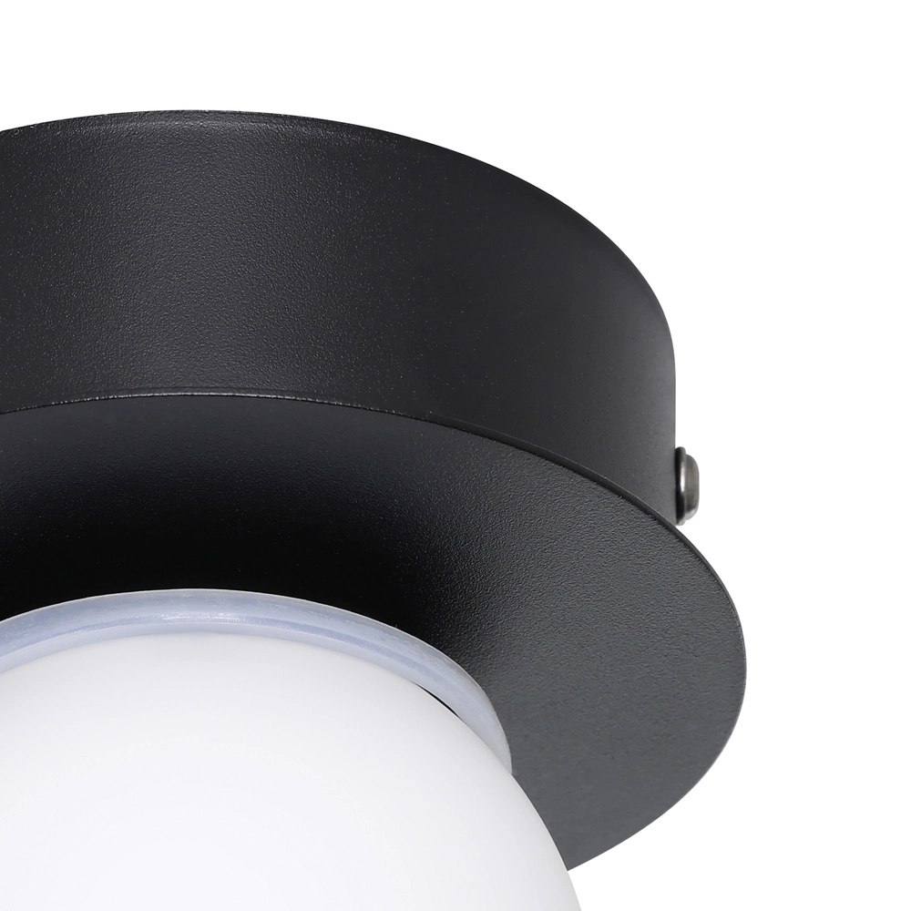 Zwart plafondlampje Mosiano Ø 11,5cm Eglo 9008606286096