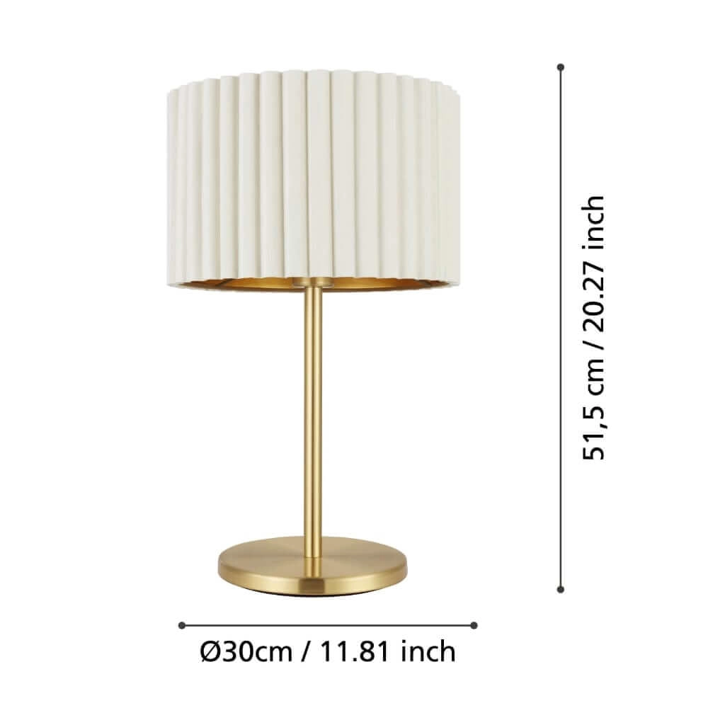 Schermerlamp Tamaresco wit met goud Stars of Light 9002759397661
