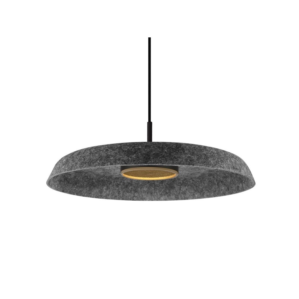 Vilt kap Grip! Flat Ø 50 x 6,2cm antraciet SLV 4024163316217