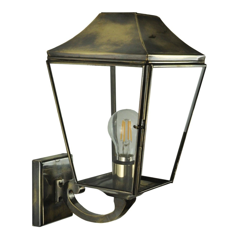Landelijke muurlamp Knightbridge 39cm