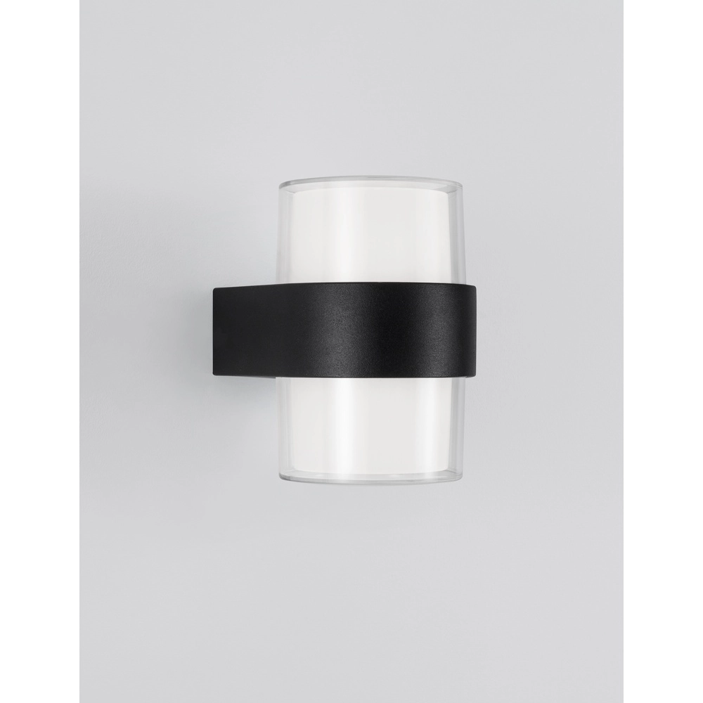 Design wandlamp Darf dubbel zwart Lyora 5212017428202