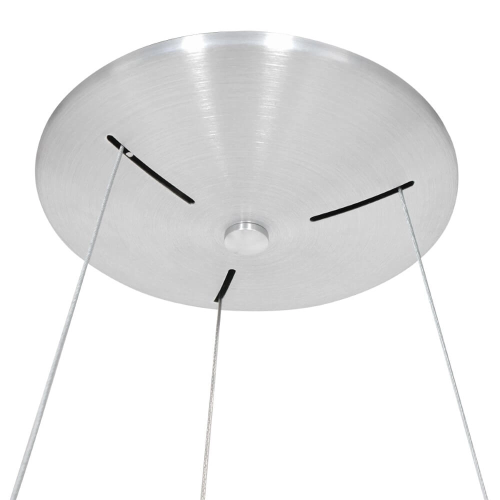 Led hanglamp Ringlede Ø 48cm metaalgrijs Steinhauer 8712746135213