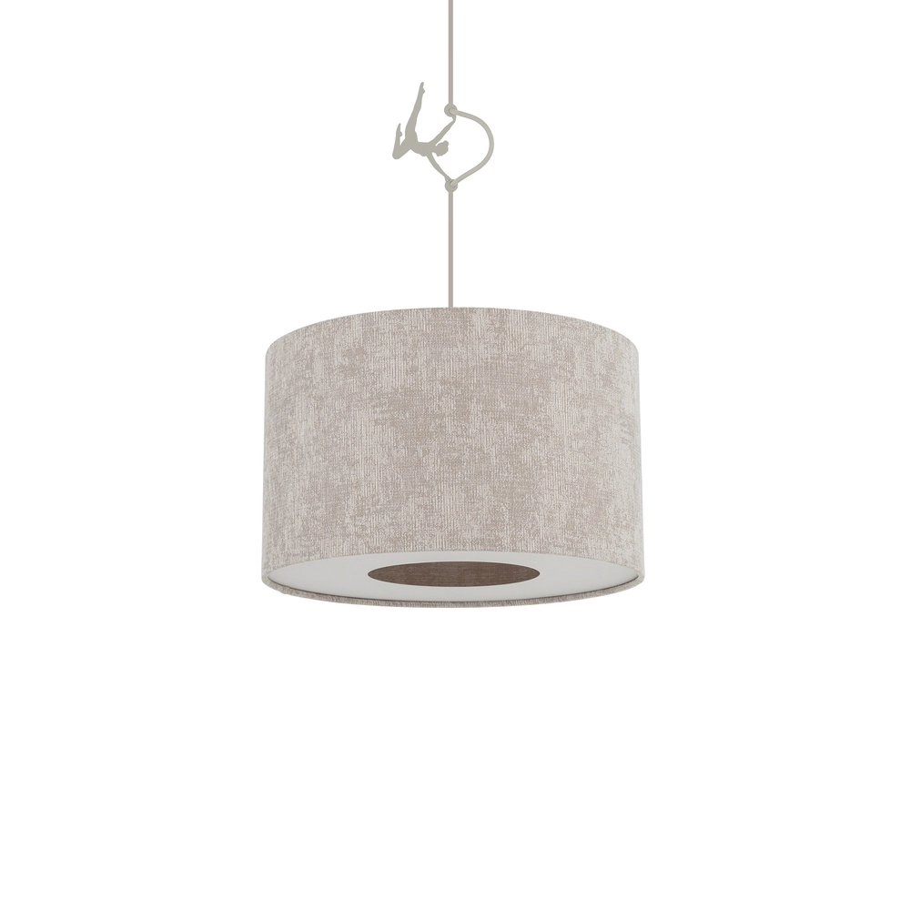 Hanglamp Cedro zand bruin Ø 40cm Lyora 5903139116640
