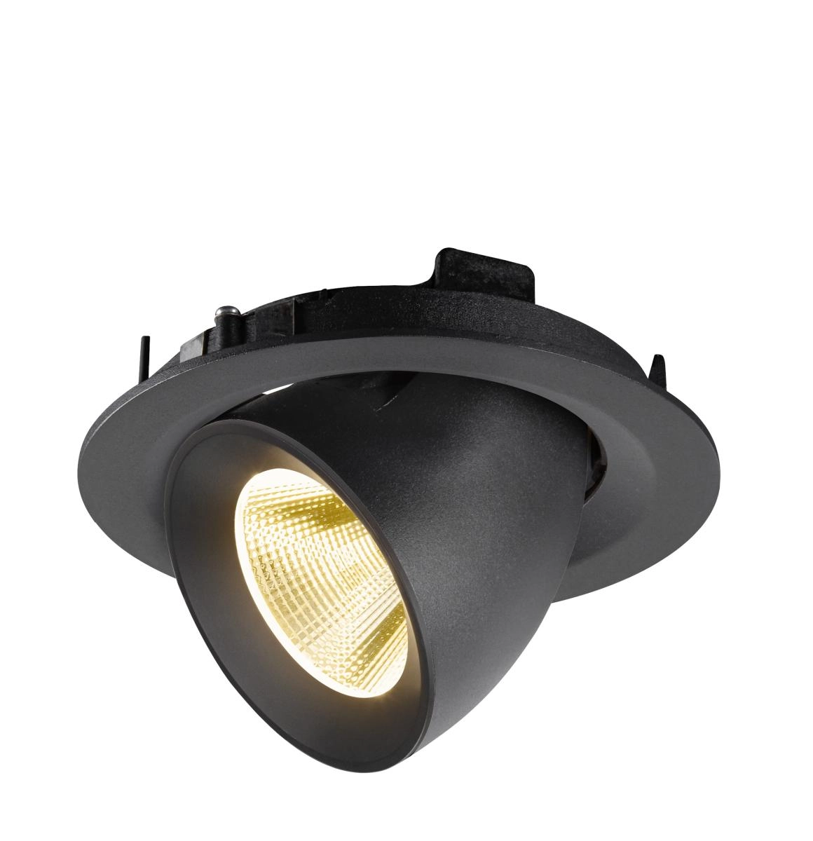 Inbouwspot Numinos Gimble M zwart 3000K - 20gr SLV 4024163311953