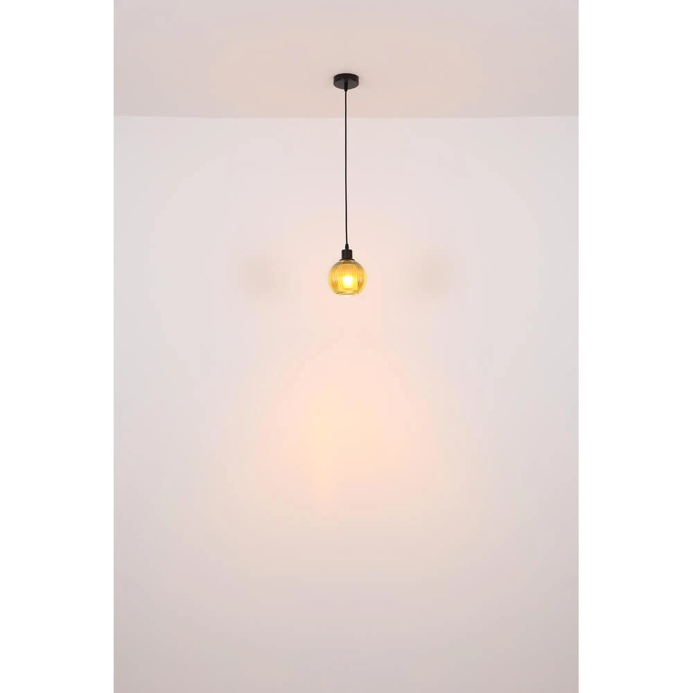 Hanglamp Zumba smoke glas Ø 15cm Globo 9007371446827