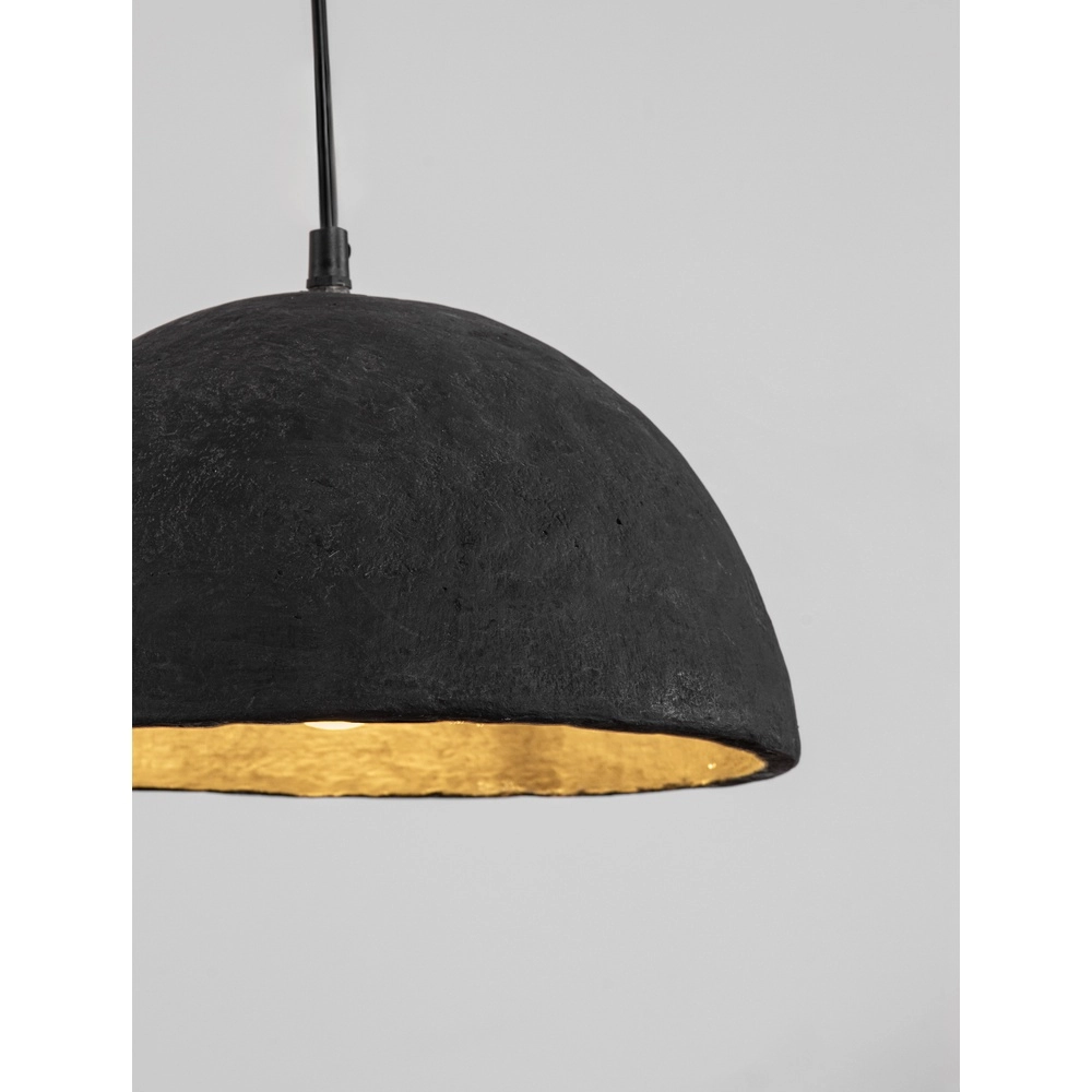 Zwarte hanglamp Talcum Ø 32cm Lyora 5212017468260