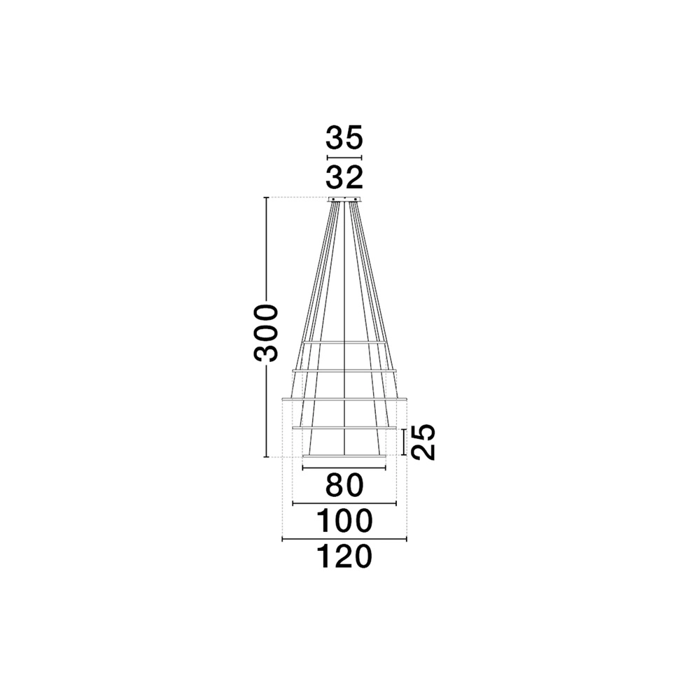 Design hanglamp Maelo zwart Ø 120cm Lyora 5212017479730