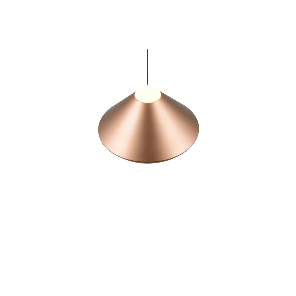 Moderne hanglamp Laguna Ø 30cm koffie bruin Trio 4017807677522