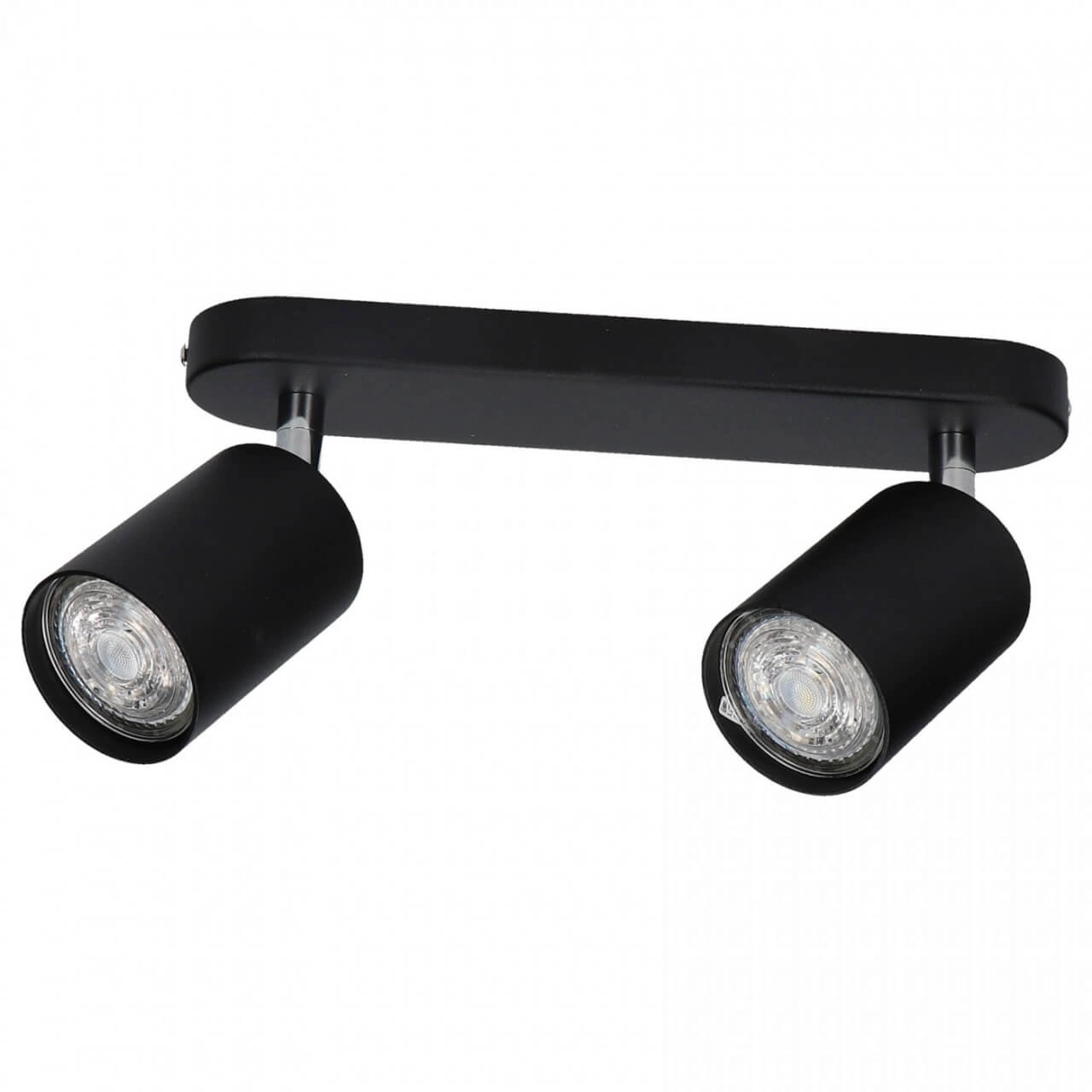 Dubbele opbouwspot Eye zwart Lyora 5903139602099