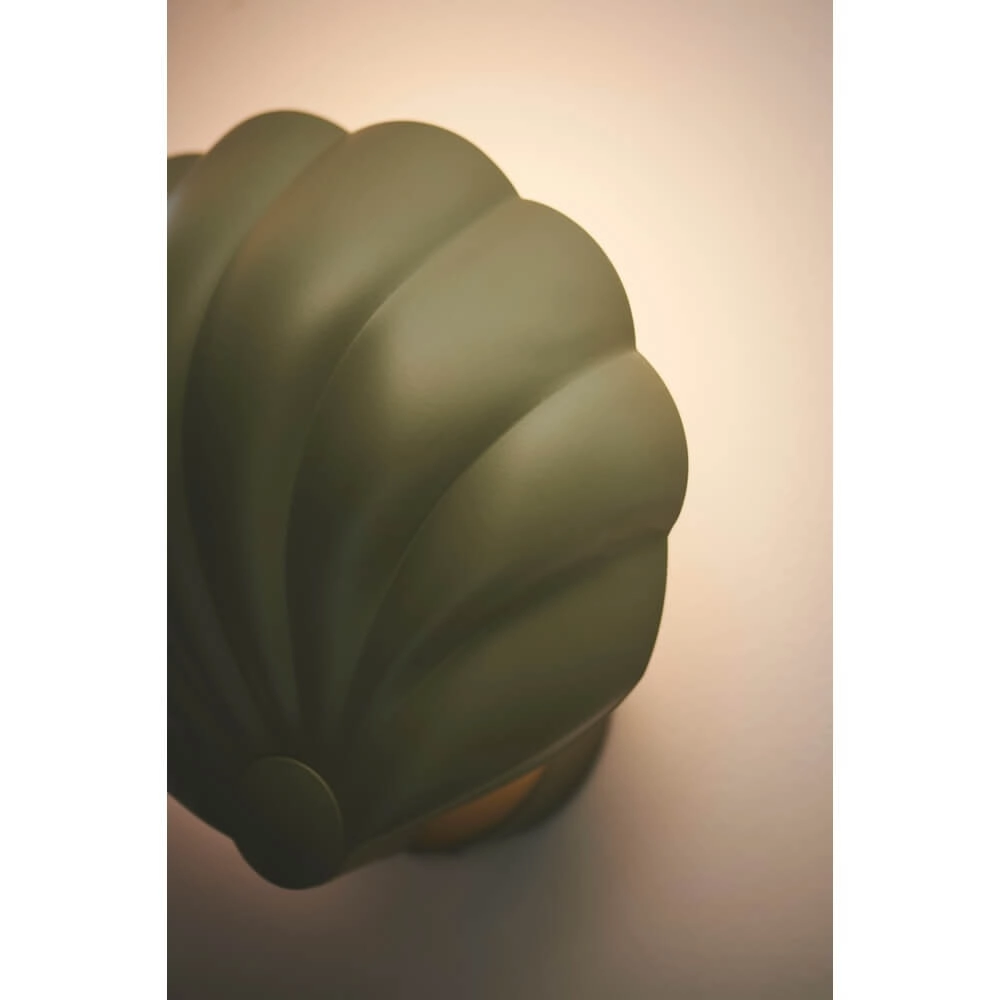 Wandlamp Konchi schelp groen Nordlux 5704924015977