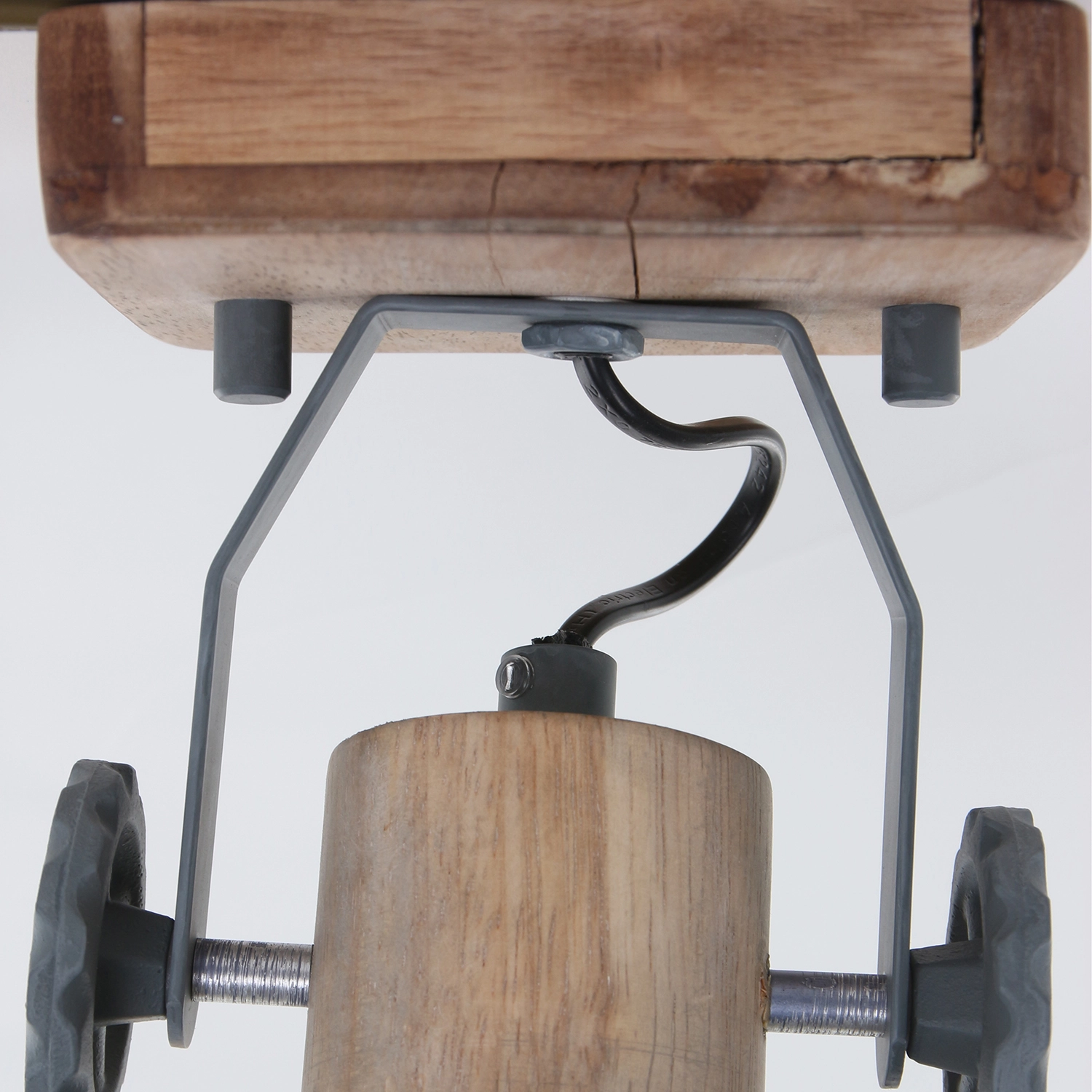 Spot Gearwood vintage grijsblauw met houtbruin Steinhauer 8712746122718