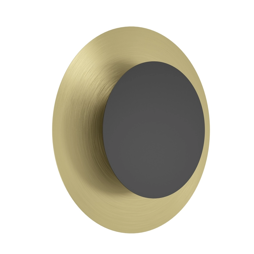 Muurlamp Tocina Ø 24cm - zwart met goud