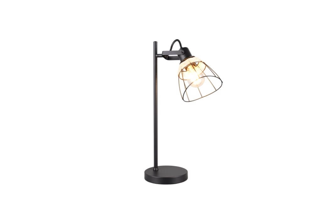 Zwarte tafellamp Jerome design Trio 4017807637724