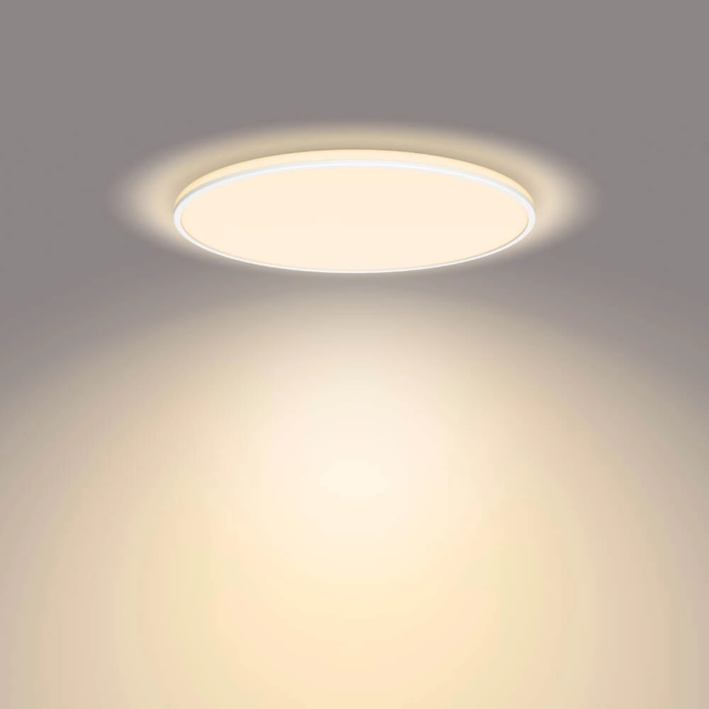 Zwarte plafonnière Ozziet Ø 50cm Philips 8719514432062