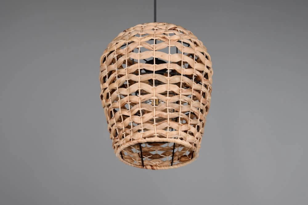 Landelijke hanglamp Jean Ø 29cm rotan Trio 4017807637670