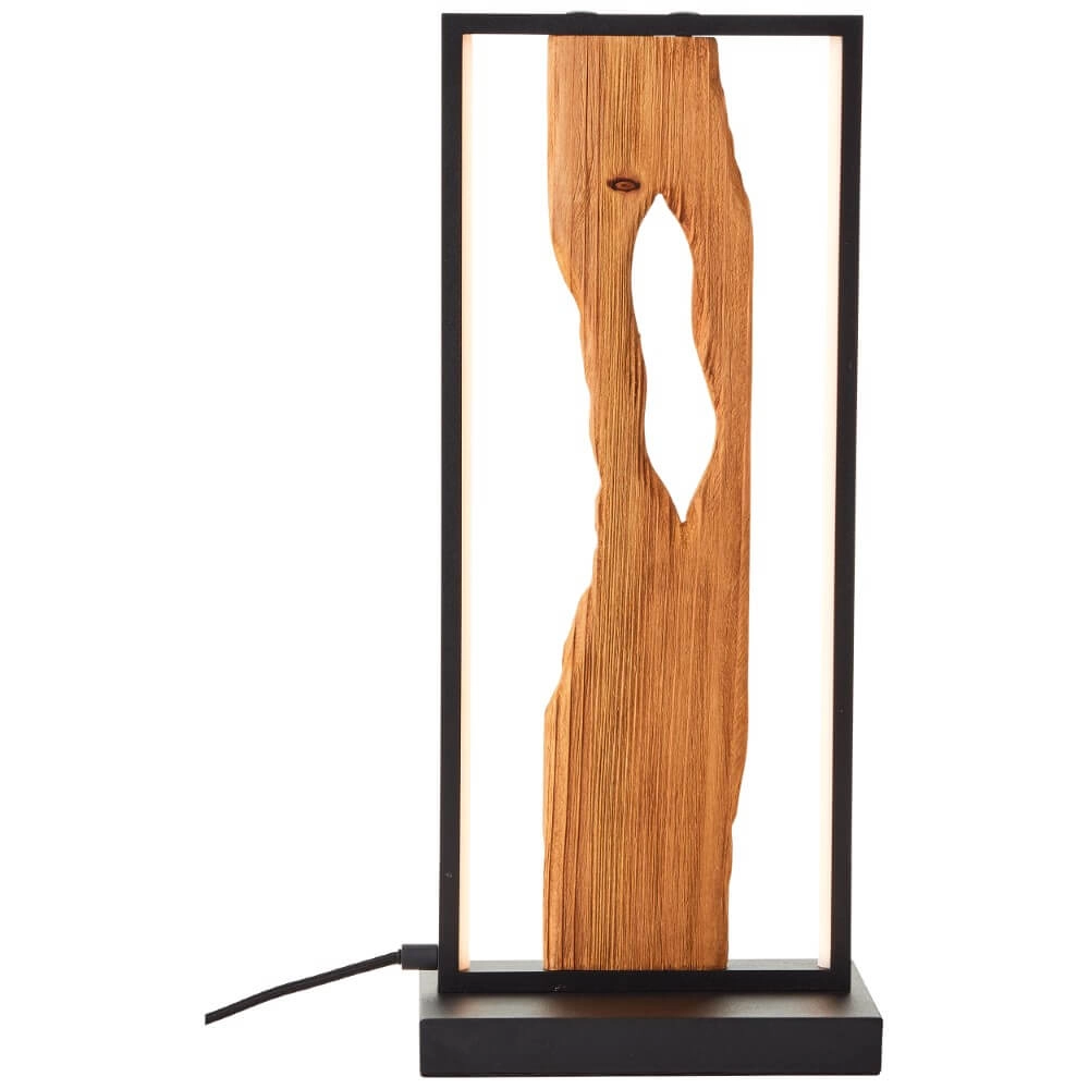 Led tafellamp Chaumont met hout