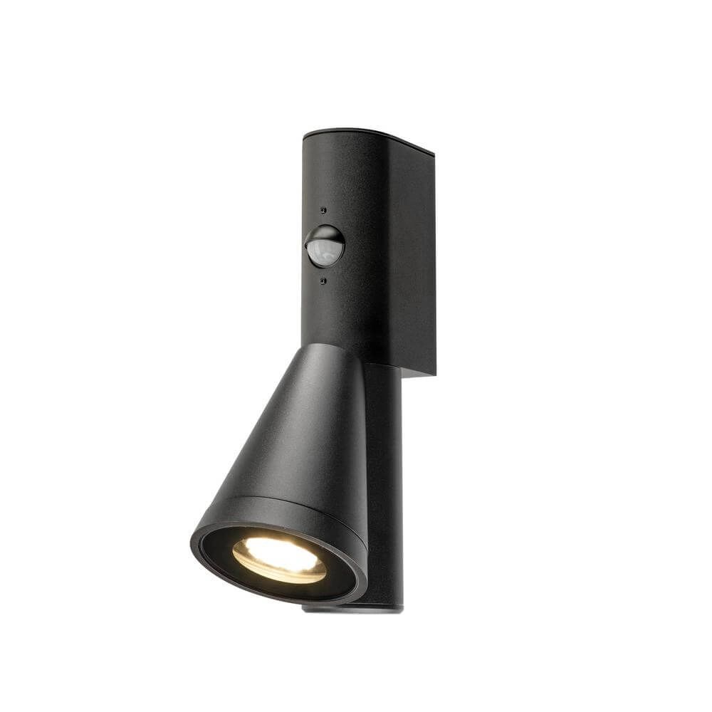Design wandlamp T-Tube WL zwart met sensor SLV 4024163291637