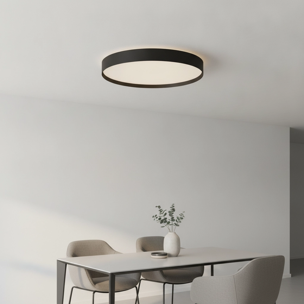 Plafonniere Roi zwart Ø 40cm