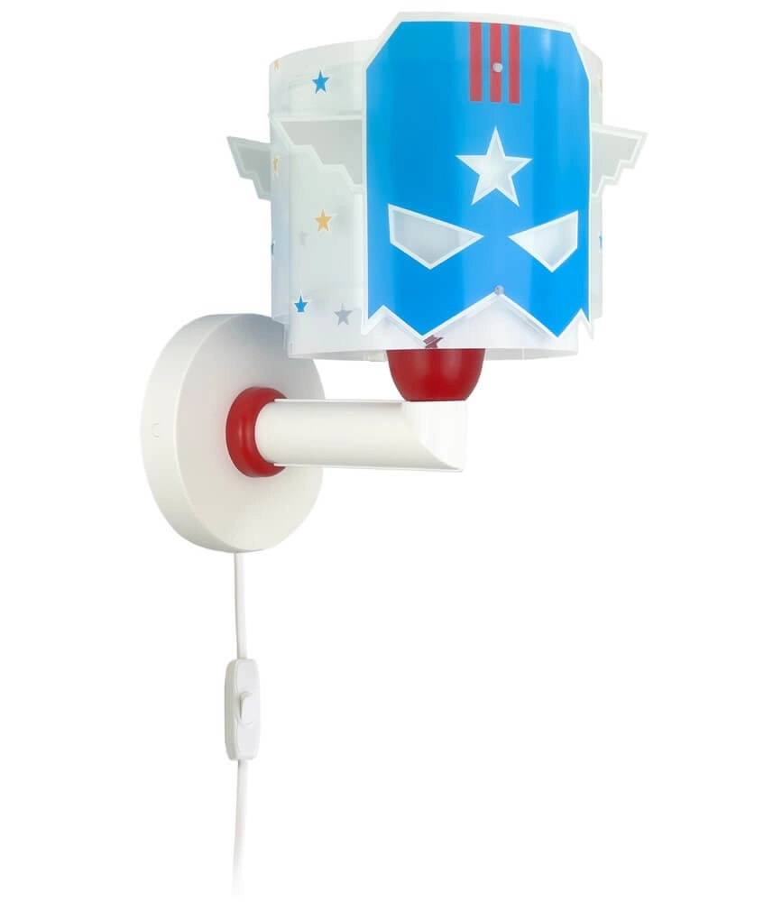 Wand nachtlampje Blue Hero