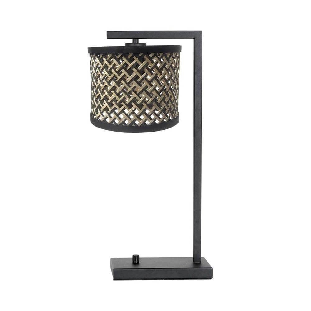 Tafellamp Stang met dimmer en bamboe kap Steinhauer 8712746172140