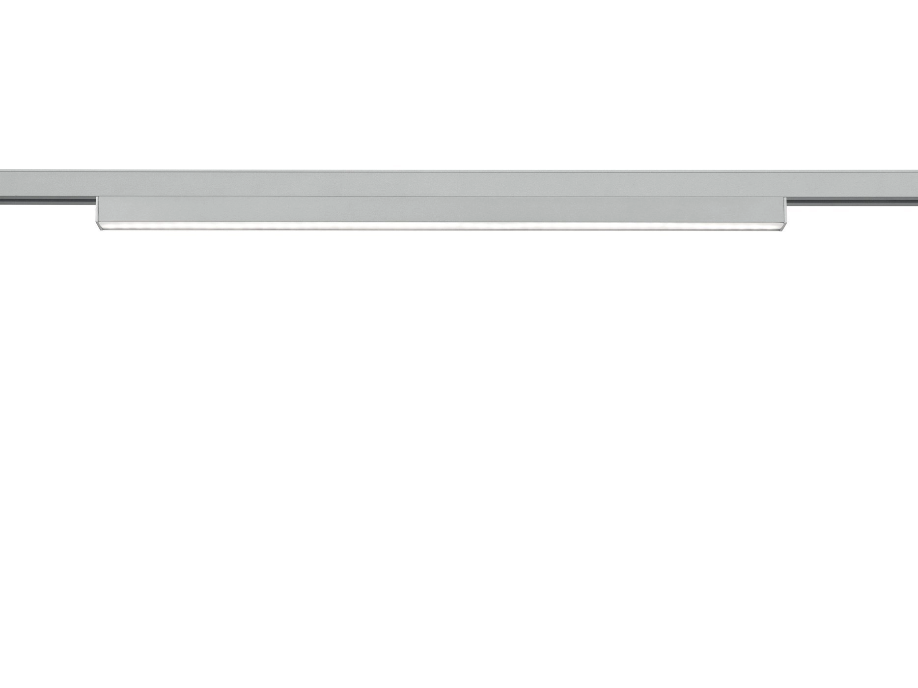 2-fase rail led lamp Duoline grijs