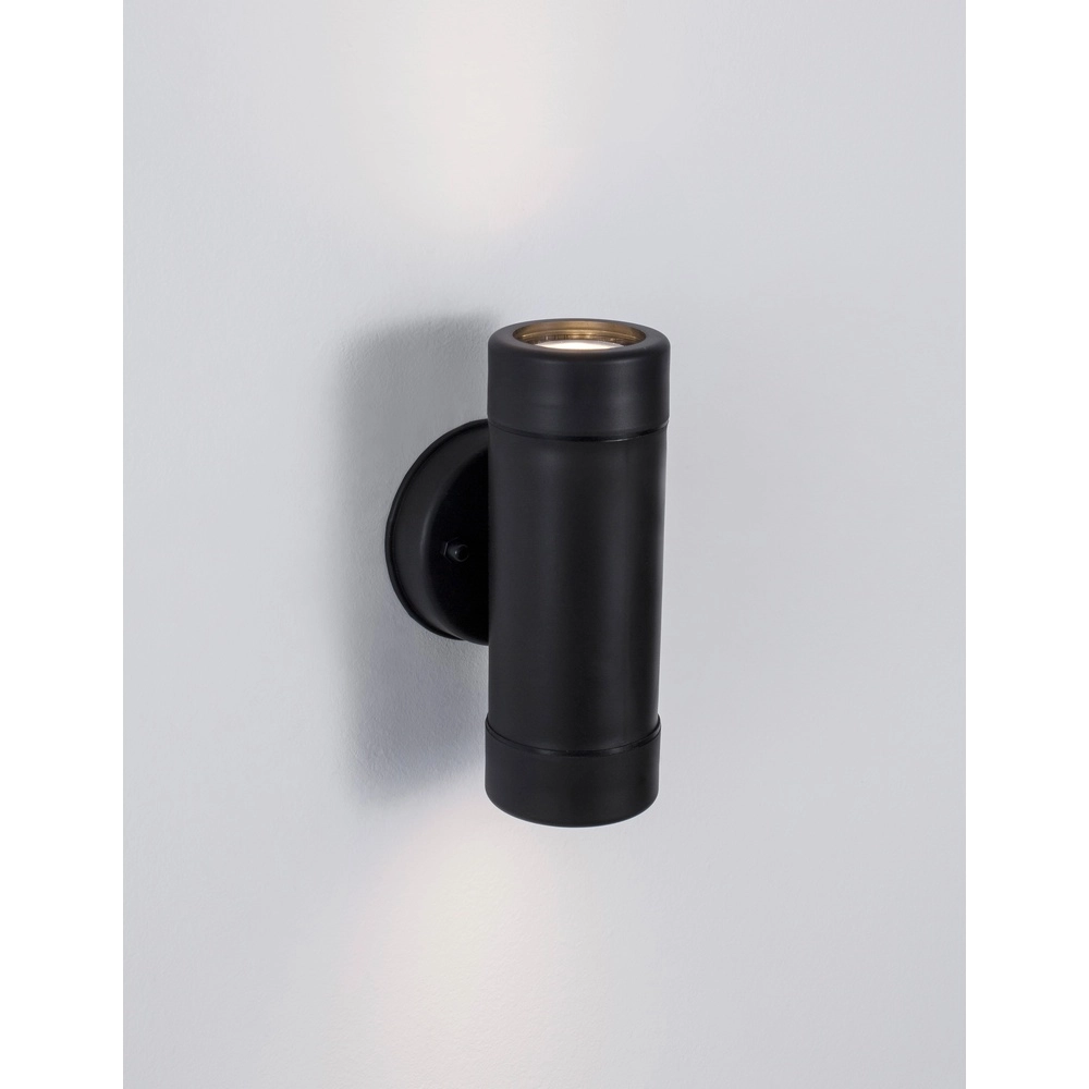 Ronde spot Limbio up en down zwart Lyora 5212017425898