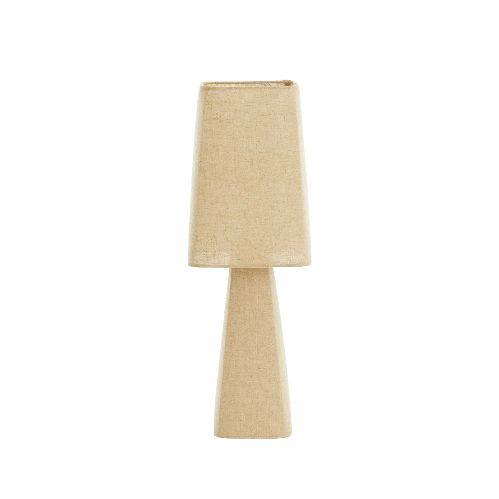 Linnen schemerlamp Mikko 58cm - naturel