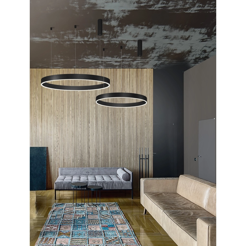 Hanglamp Motif zwart Ø 60cm 2700-6500K Lyora 5212017443632