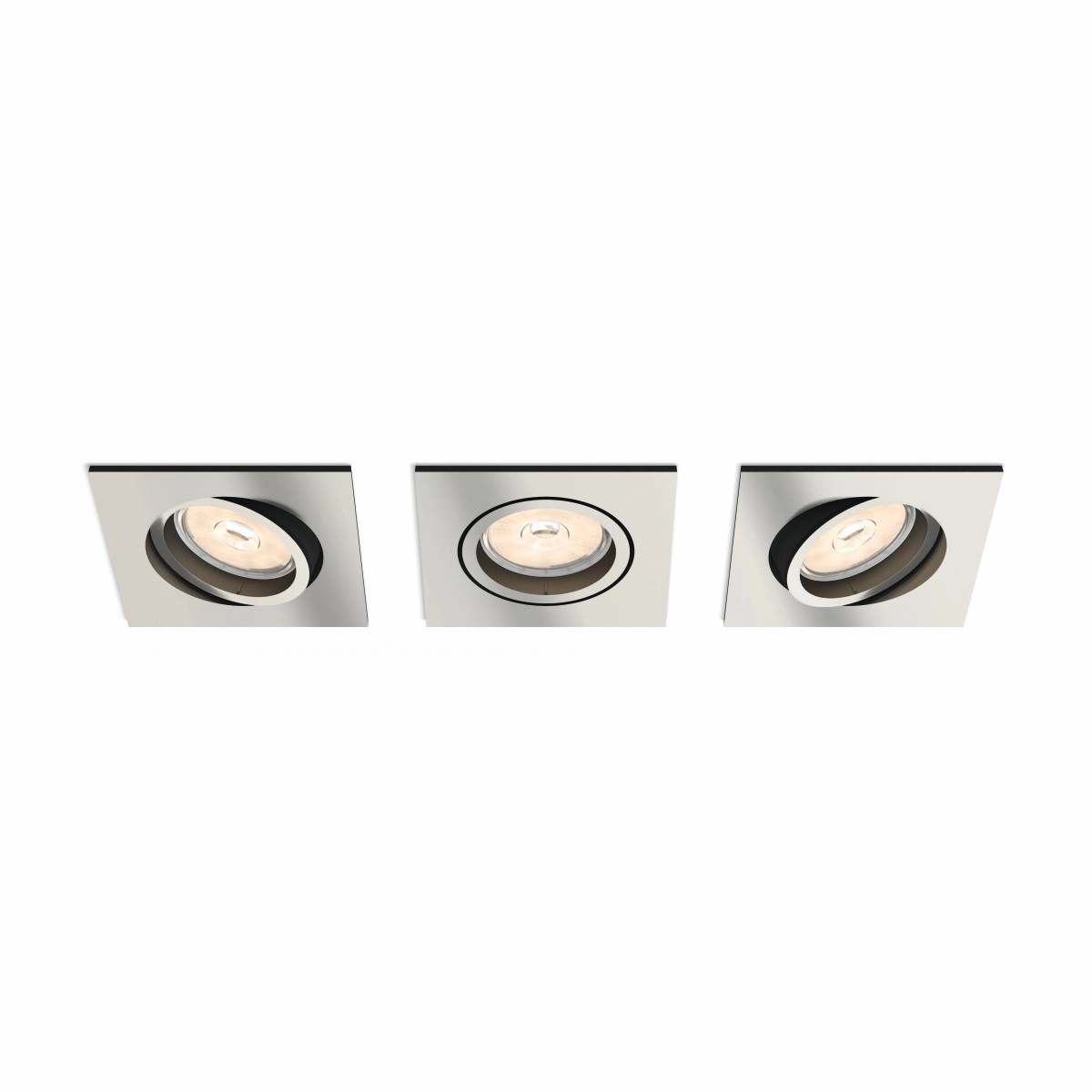 Inbouwspot Donegal (3x) GU10 mat chroom Philips 8718696161012