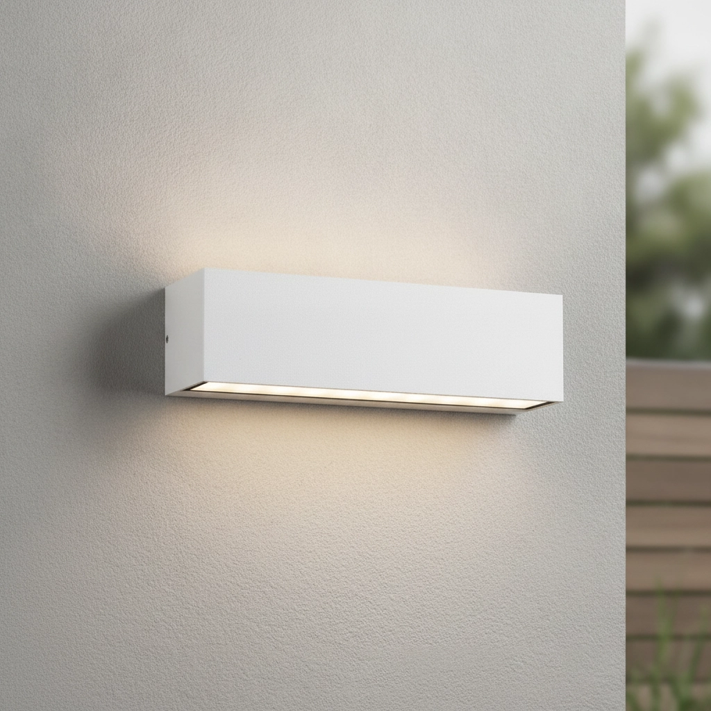 Witte wandlamp Flora design