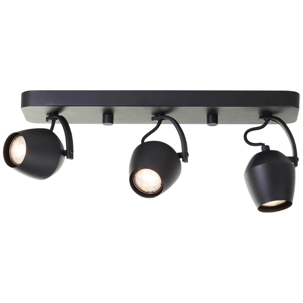 2-lichts opbouwspot Vertino zwart Brilliant 4004353441394
