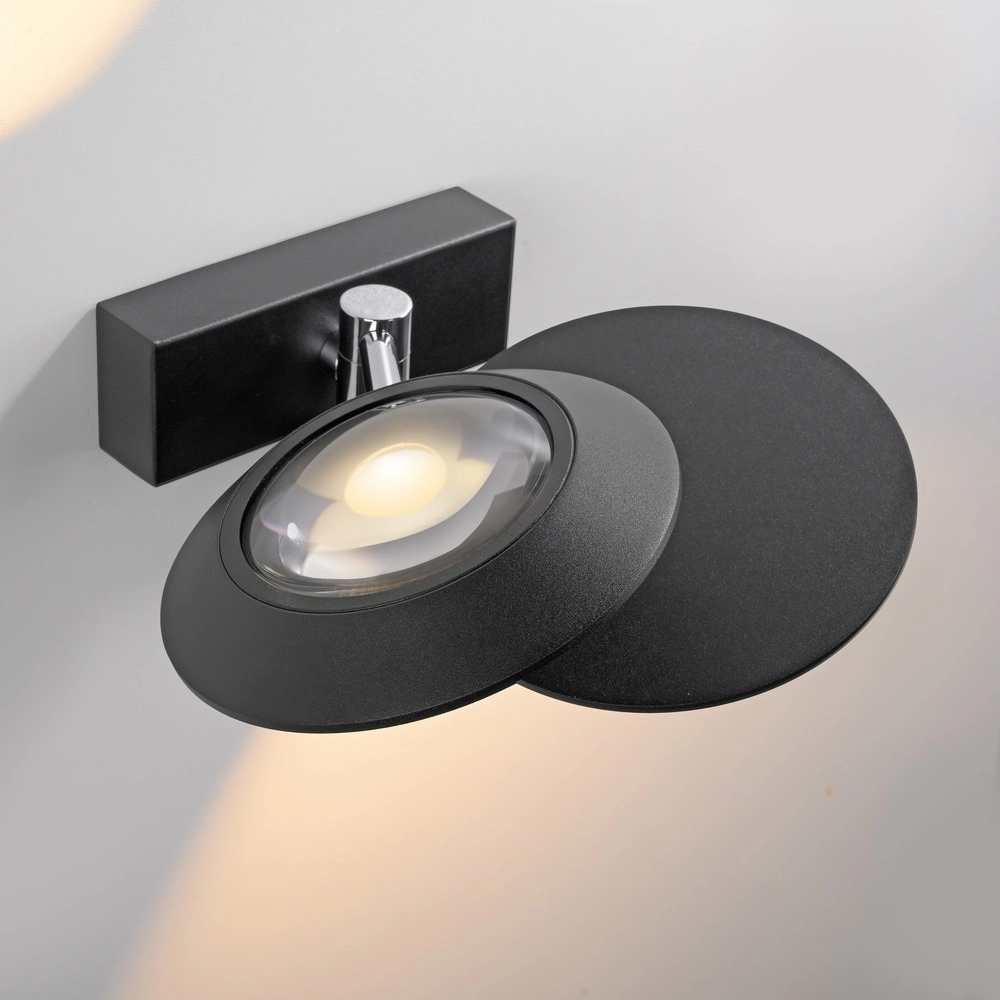 2L led wandlamp Pure Oculis black pearl Paul Neuhaus 4012248397008