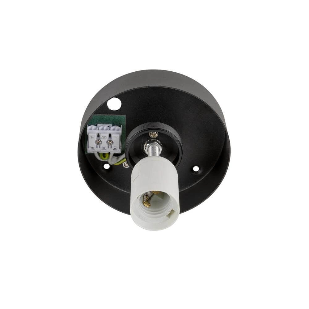 Plafondlamp Sun 30 zwart bol Ø 30cm SLV 4024163292795
