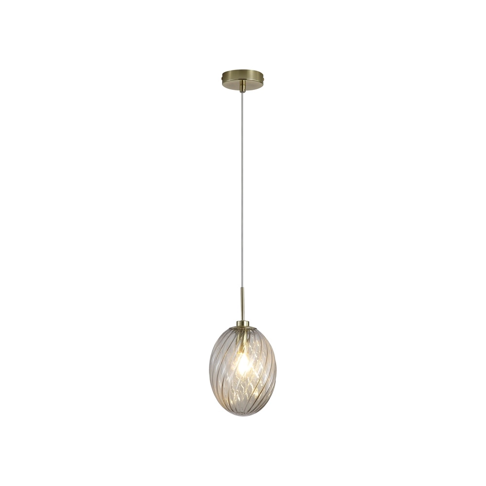 Hanglamp Whirl champagne glas